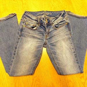 American Eagle Artist Flare Jeans - Midwash